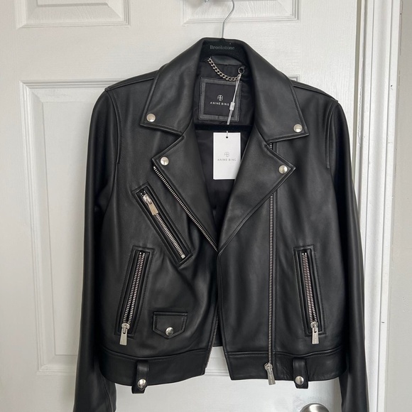 Anine Bing Leather Jacket - Picture 1 of 6